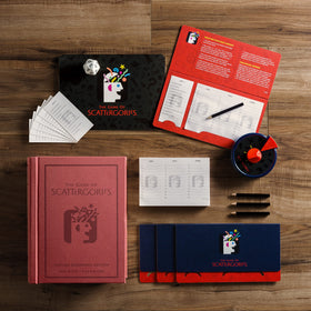WS Game Company Scattergories rolling board in action, speeds up category timer fun.
