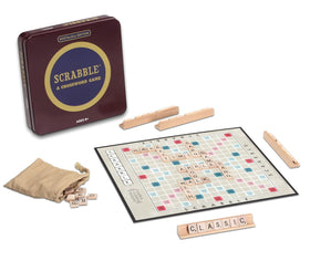 WS Game Company Scrabble Nostalgia Edition tile racks keep letters organized during play.