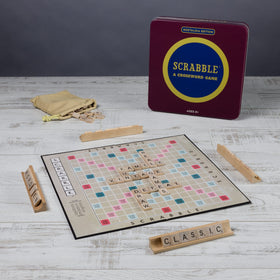 WS Game Company Scrabble Nostalgia Edition wooden tiles offer premium tactile feel.