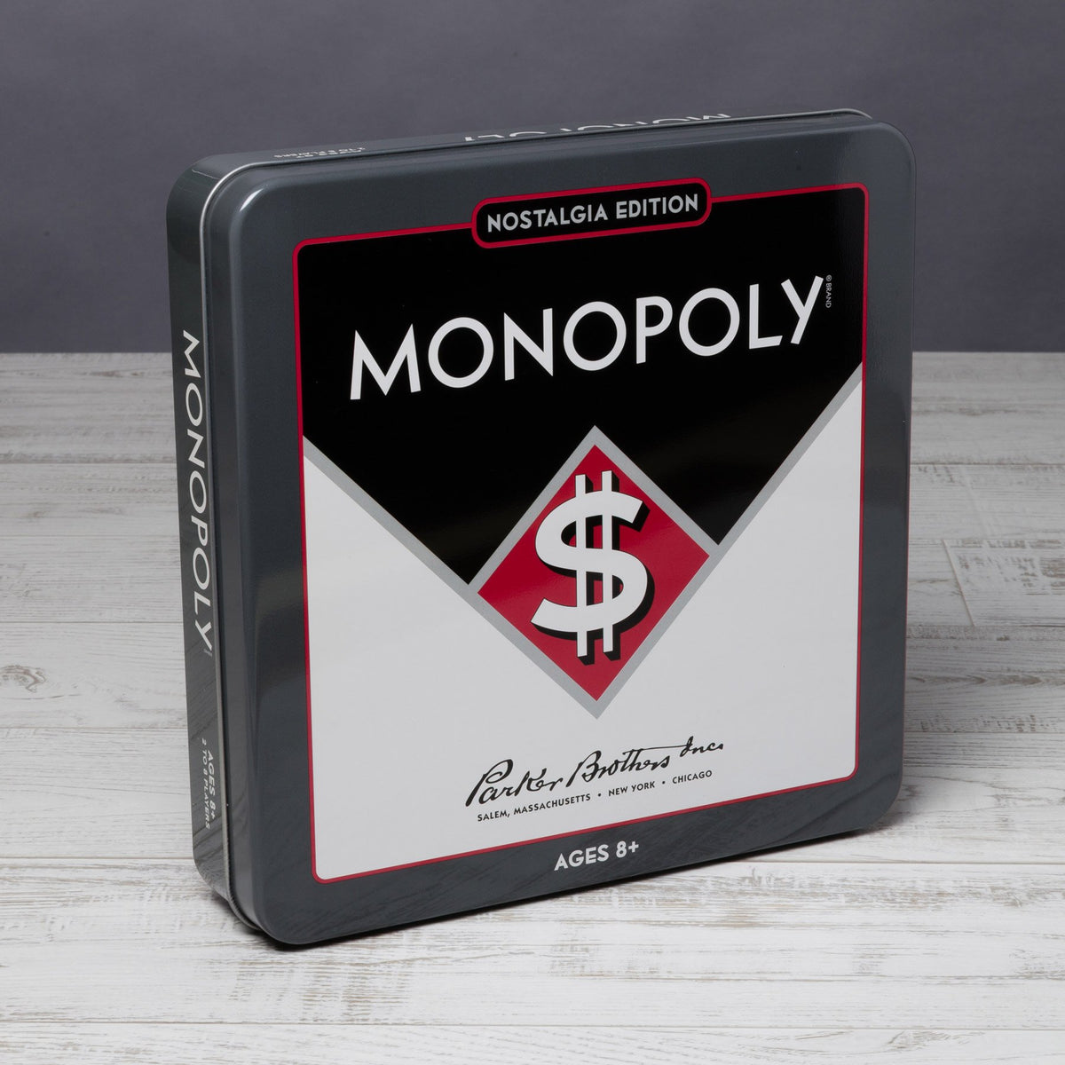 WS Game Company collectible tin set for family game nights and shelf display