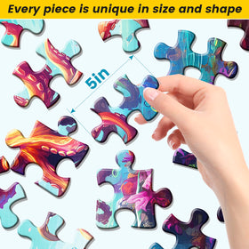WSCXSC colorful pattern 01 puzzle image highlights high-contrast visuals for quick recognition