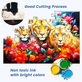WSCXSC eco-friendly paper puzzles are durable and easy to clean