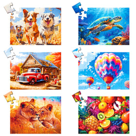 WSCXSC senior 24-piece puzzle set with large pieces for easy handling and engagement.