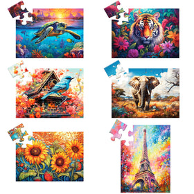 WSCXSC six-pack puzzles for seniors—overview of engaging, easy-to-use activity.