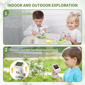 WSDMIC detachable-stand microscope supports stable indoor viewing and classroom demonstrations