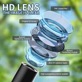 WSDMIC top and bottom LED illumination enhances contrast for varied specimens.