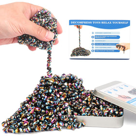 WSEJK 1100pcs fidget pebbles bundle for colorful stress relief and focused work