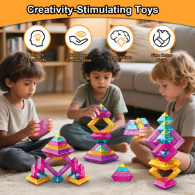 WSKC colorful blocks for imaginative stacking and early learning