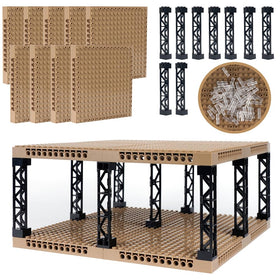 WSRYLTCH 16x16 plate with holes for stable modular builds.
