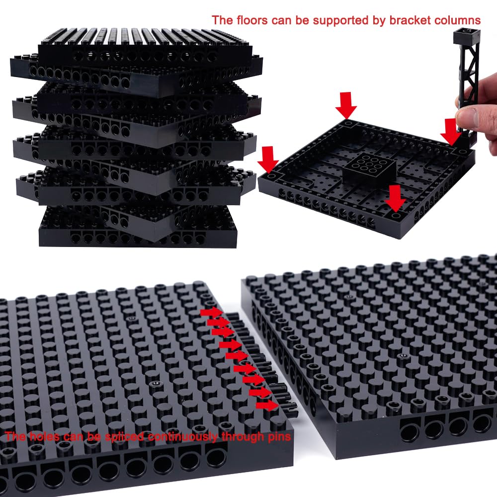 WSRYLTCH baseplate stability keeps structures level during play.