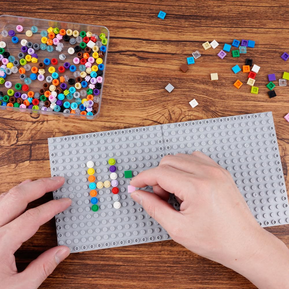 WSRYLTCH bulk building parts set for creative pixel art dioramas