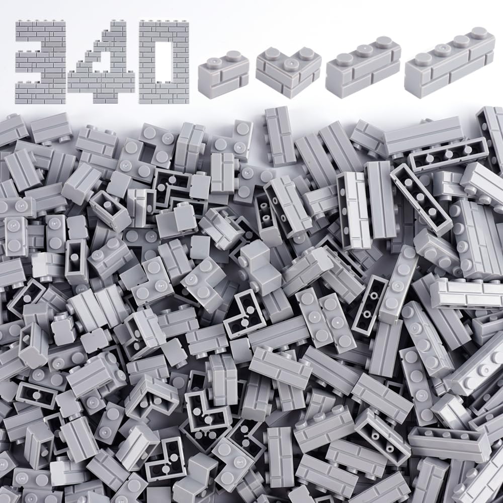 WSRYLTCH classic wall bricks 340-pack for detailed MOC builds.