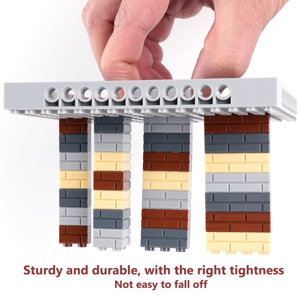 WSRYLTCH Wall Classic Bricks 1x3 blocks for mid-length sections