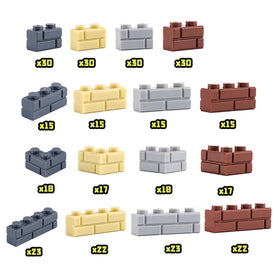 WSRYLTCH Wall Classic Bricks 340-piece set for diverse masonry builds