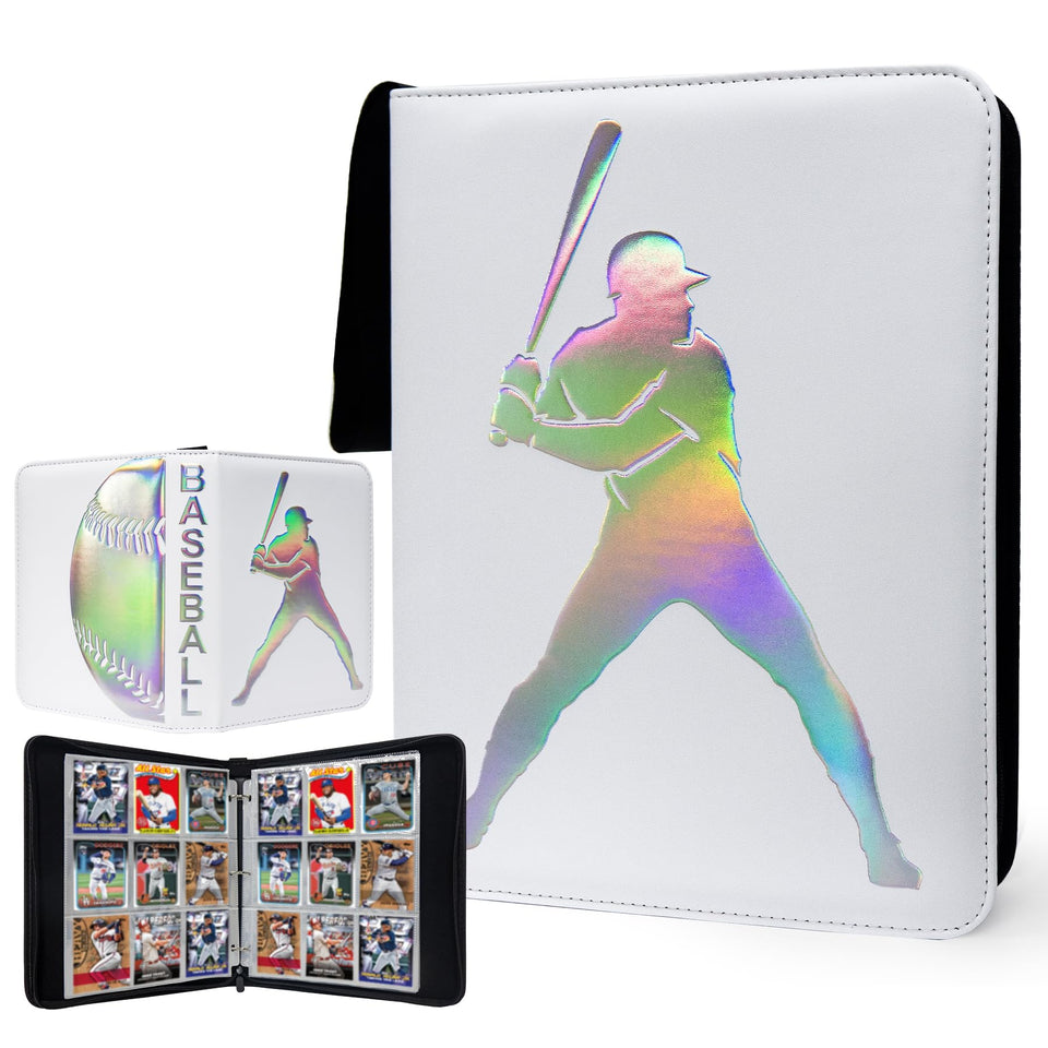 WTVIDAS 900-pockets binder front cover showcasing organized baseball cards.