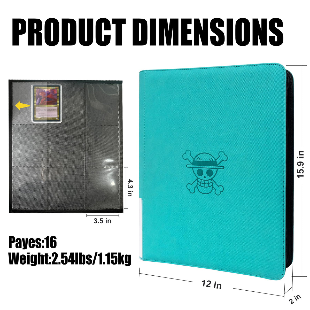 WTVIDAS premium PU leather cover adds elegant durability to your card collection.