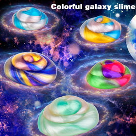 WUJYLY Galaxy Slime classroom prizes reward participation in class