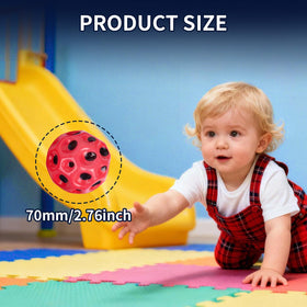 Wulou 2.7-inch foam ball is lightweight and easy to handle