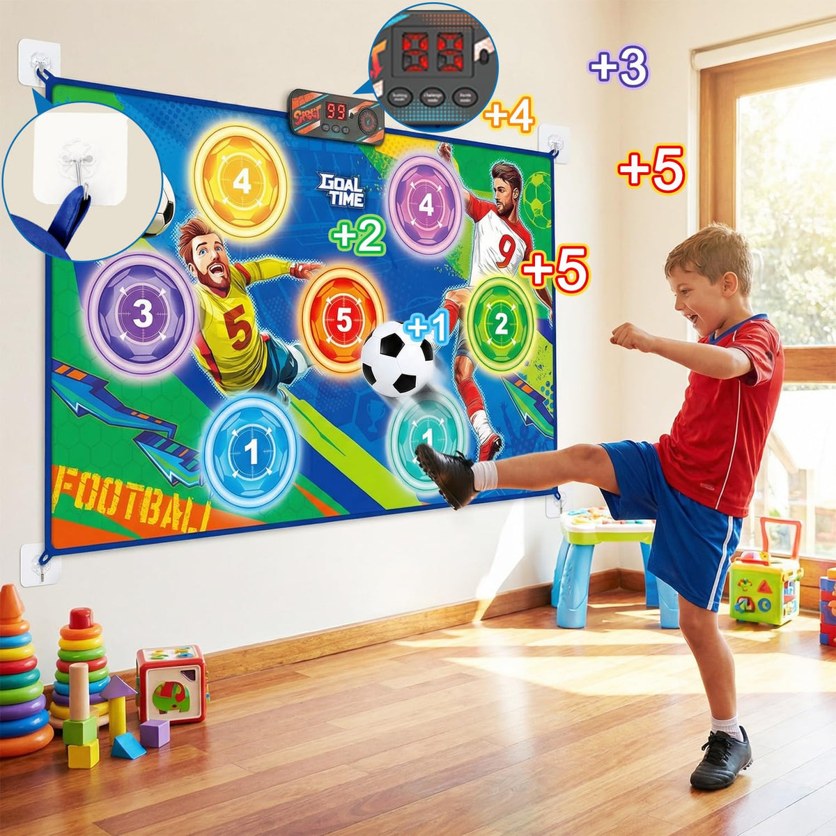 Durable, tear-resistant materials of the WUPIOS soccer game set