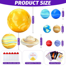 WUPIOS Uranus inflatable planet for vibrant space classroom decor