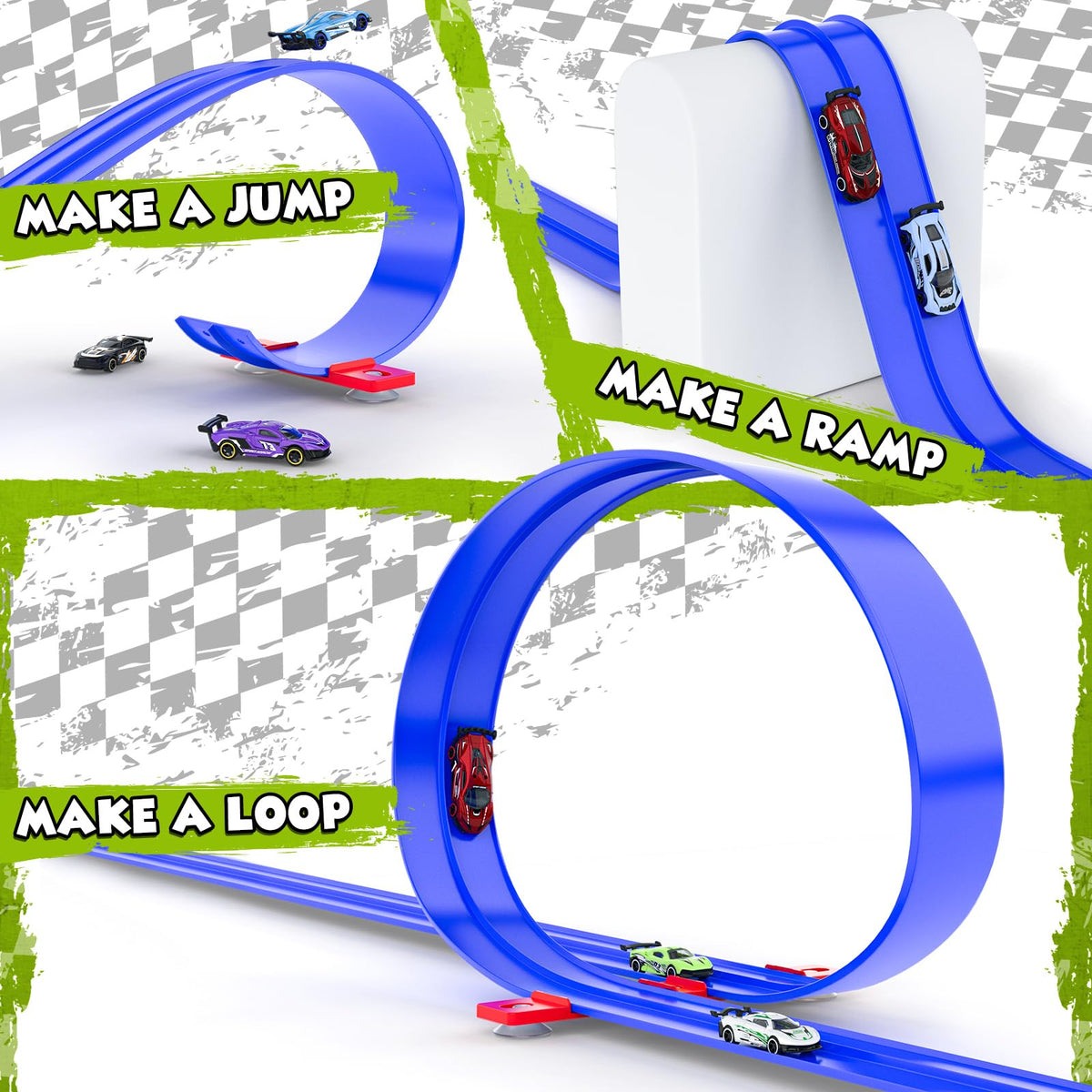 Wupuaait 164-scale car compatibility lets kids race favorites