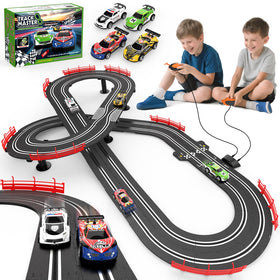Wupuaait 3-in-1 track overview with immersive racing setup for kids.