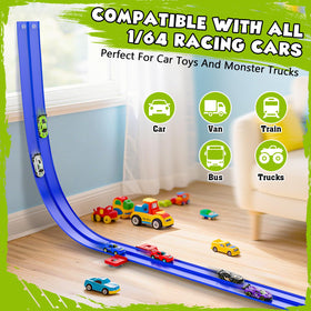 Wupuaait race track set includes 4 cars for instant racing fun