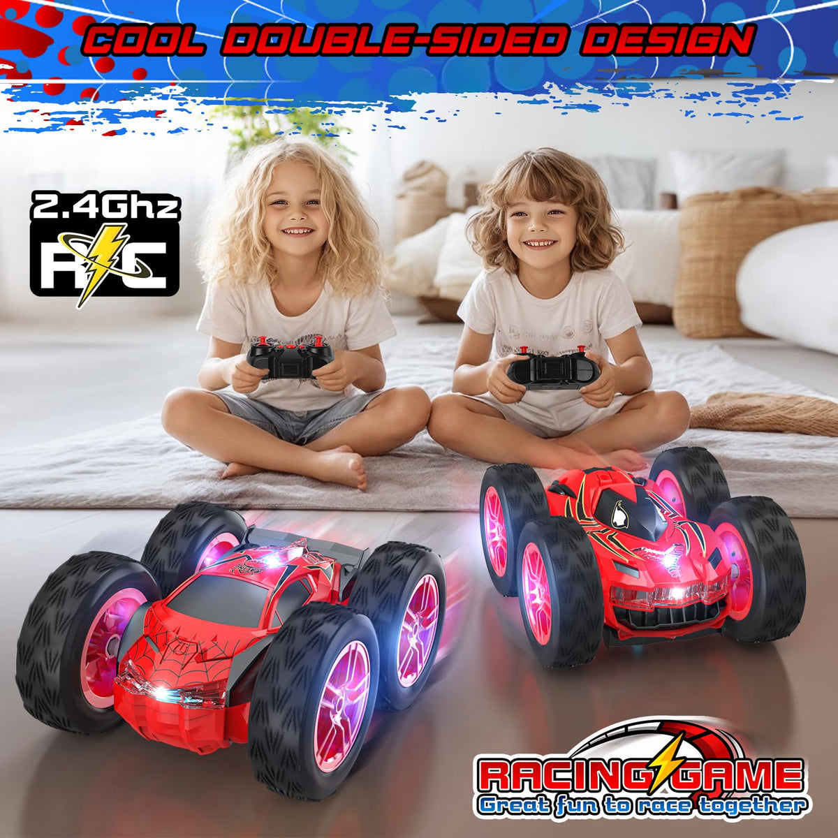 Wupuaait 2x900mAh batteries powering longer play sessions.