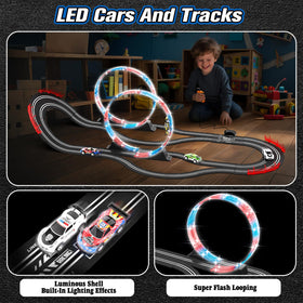 Wupuaait 19.7 ft track for easy setup and immersive straightaways