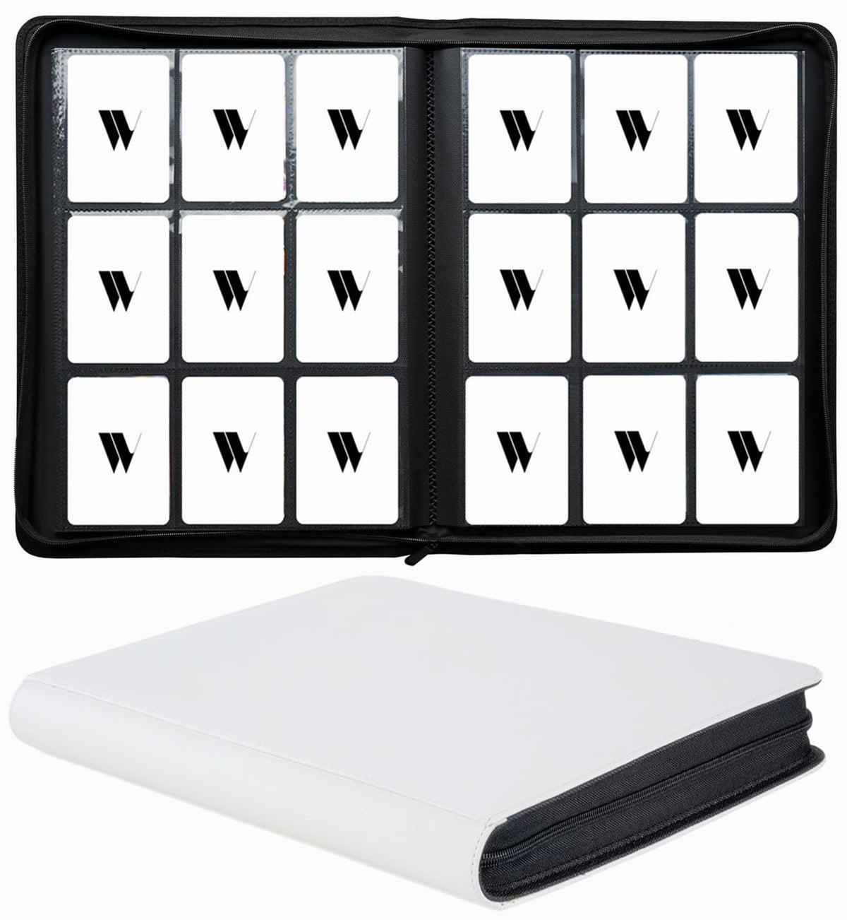 WUTONMU premium binder front cover with PU leather protection for durable display.