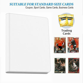 WUTONMU binder opened to show 9-pocket pages for easy viewing.