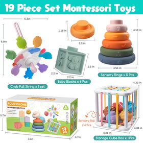 Wuzhineisn 4-in-1 toy storage bin keeps toys organized on the go