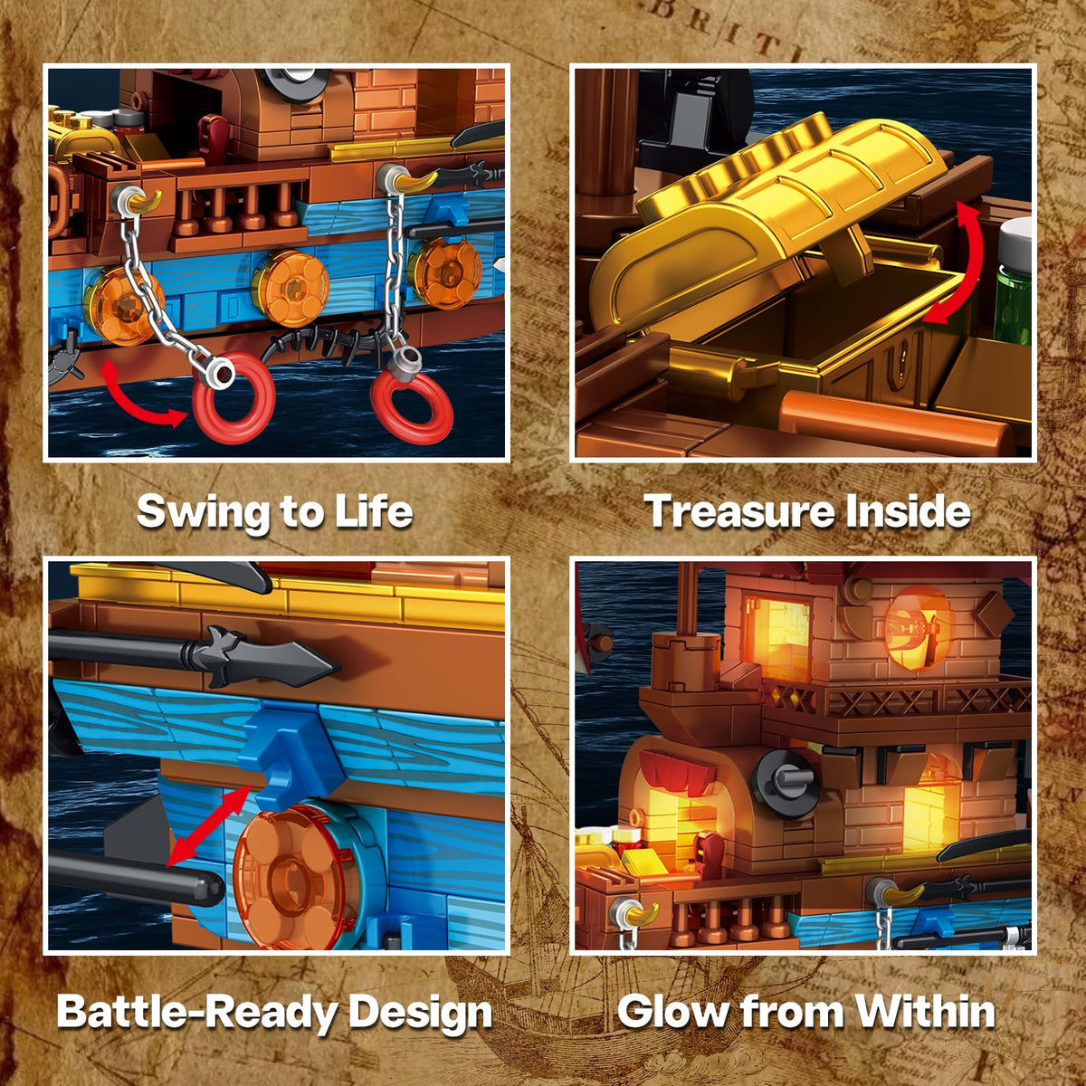 WVINVW movable lifebuoy adds interactive realism during play