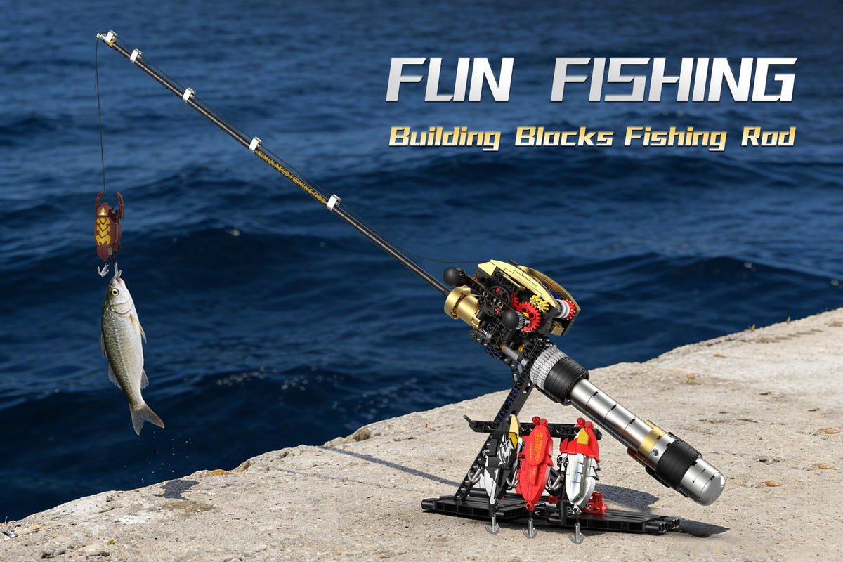 WVINVW mechanical reel system enables realistic fishing action during play.