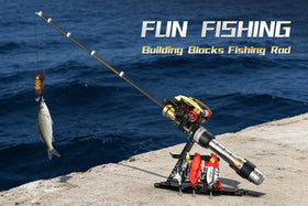 WVINVW mechanical reel system enables realistic fishing action during play.