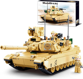 WW2 Army M1A2 tank turret rotatable for immersive play and display.