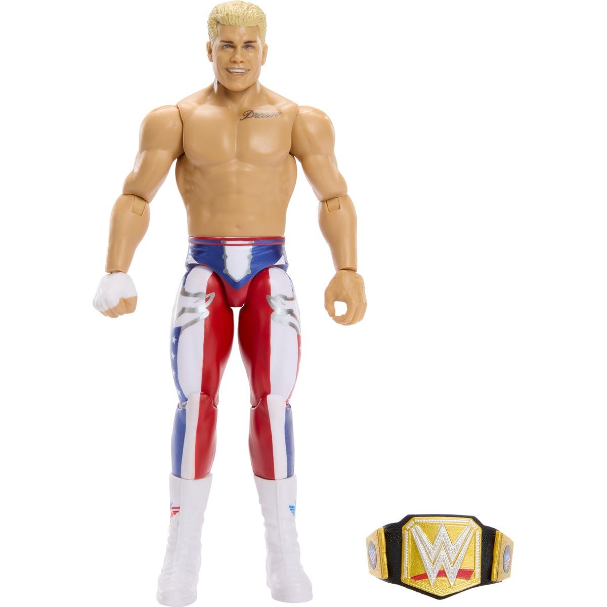 WWE Cody Rhodes figure showing dynamic articulation for action poses