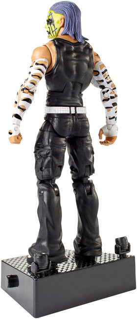 Jeff Hardy Armageddon 2008 attire on figure for authentic collector display