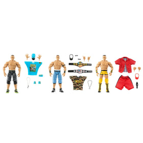 WWE John Cena display stand included for neat, organized presentation