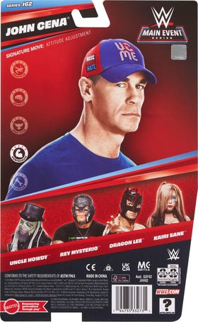 WWE John Cena Main Event 162 pose for display and play