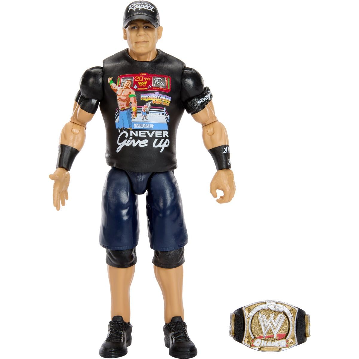 WWE John Cena Main Event Series figure belt accessory for dynamic posing