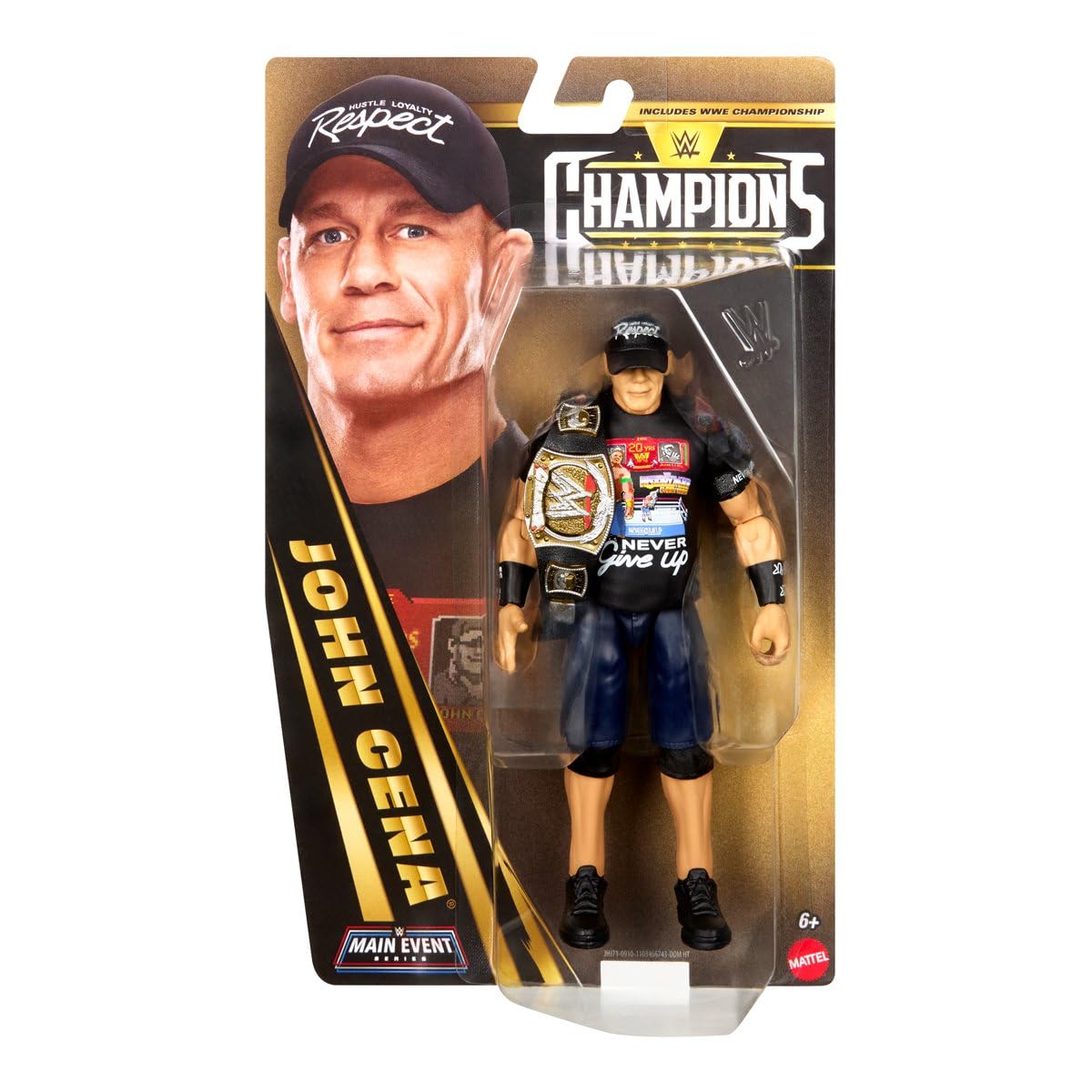 WWE John Cena Main Event Series truefx facial detail close-up