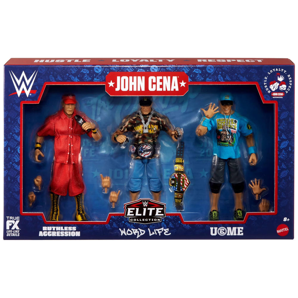 WWE John Cena Prototype figure with 25-point articulation for dynamic poses