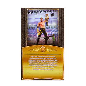 WWE Logan Paul US Title Defining Moments championship belt as authentic accessory and collectible.