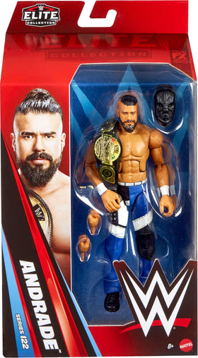 WWE Mattel Elite Andrade premium finish for display-ready collection.