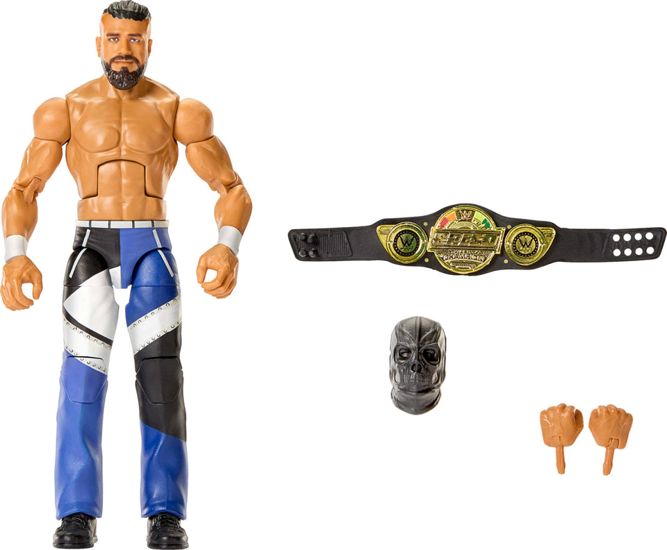 WWE Mattel Elite Andrade figure posed for dynamic display and play.