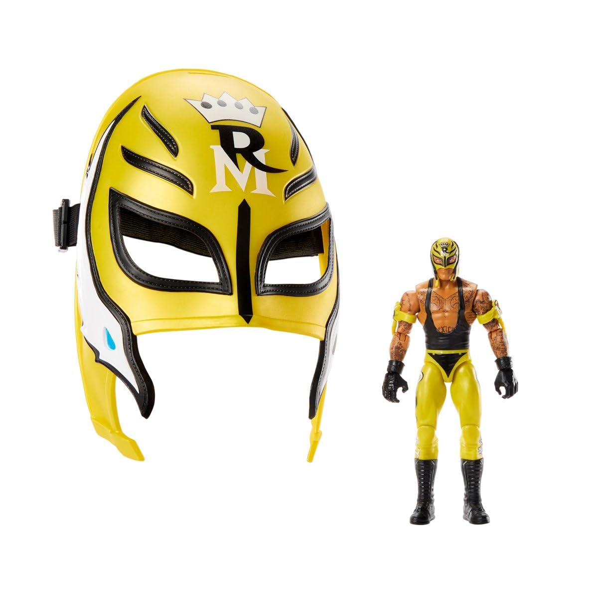 WWE Rey Mysterio main event action figure with True FX detailing for dynamic play