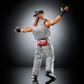 Wide articulation range enables dynamic posing with Shawn Michaels figure.