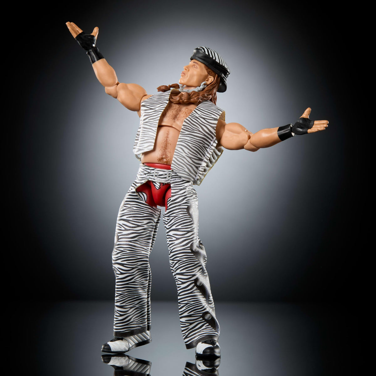 Close-up of TrueFX lifelike facial features on Shawn Michaels.