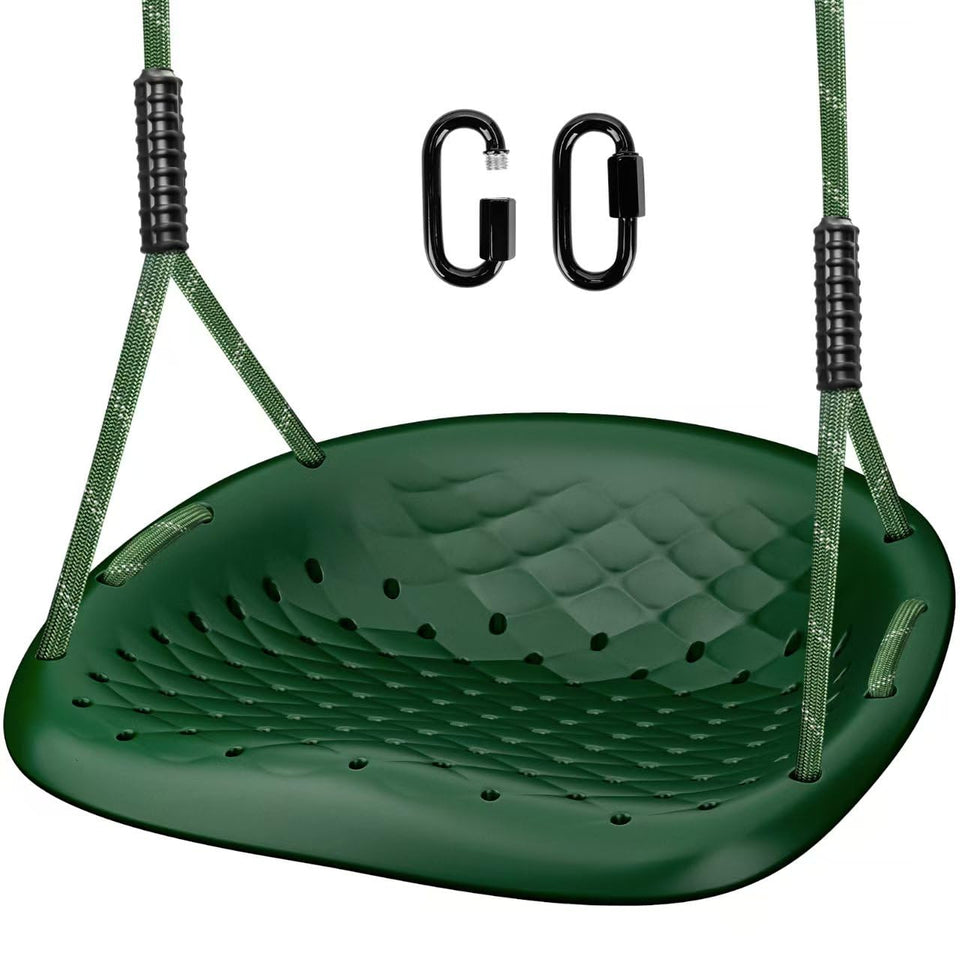 WWFFEN heavy-duty tree swing seat for comfortable, stable seating.